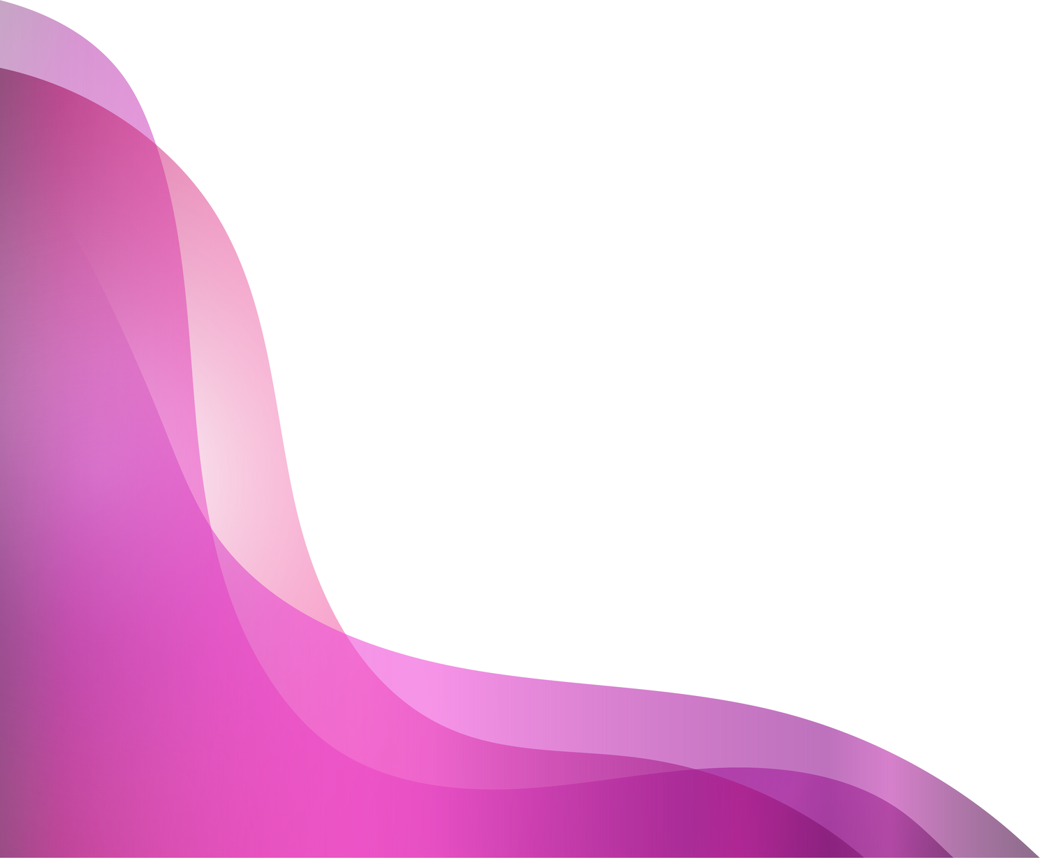 Pink Transparent Gradient Corner Frame
