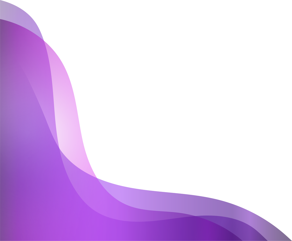 Purple Transparent Gradient Corner Frame